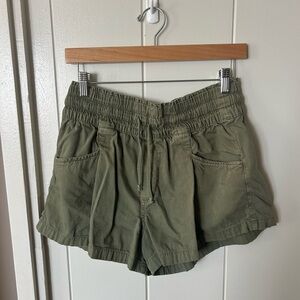 Aerie green cotton shorts